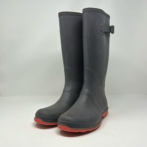 44. Kamik Gray and Red Winter Rain‎ Boots (9)